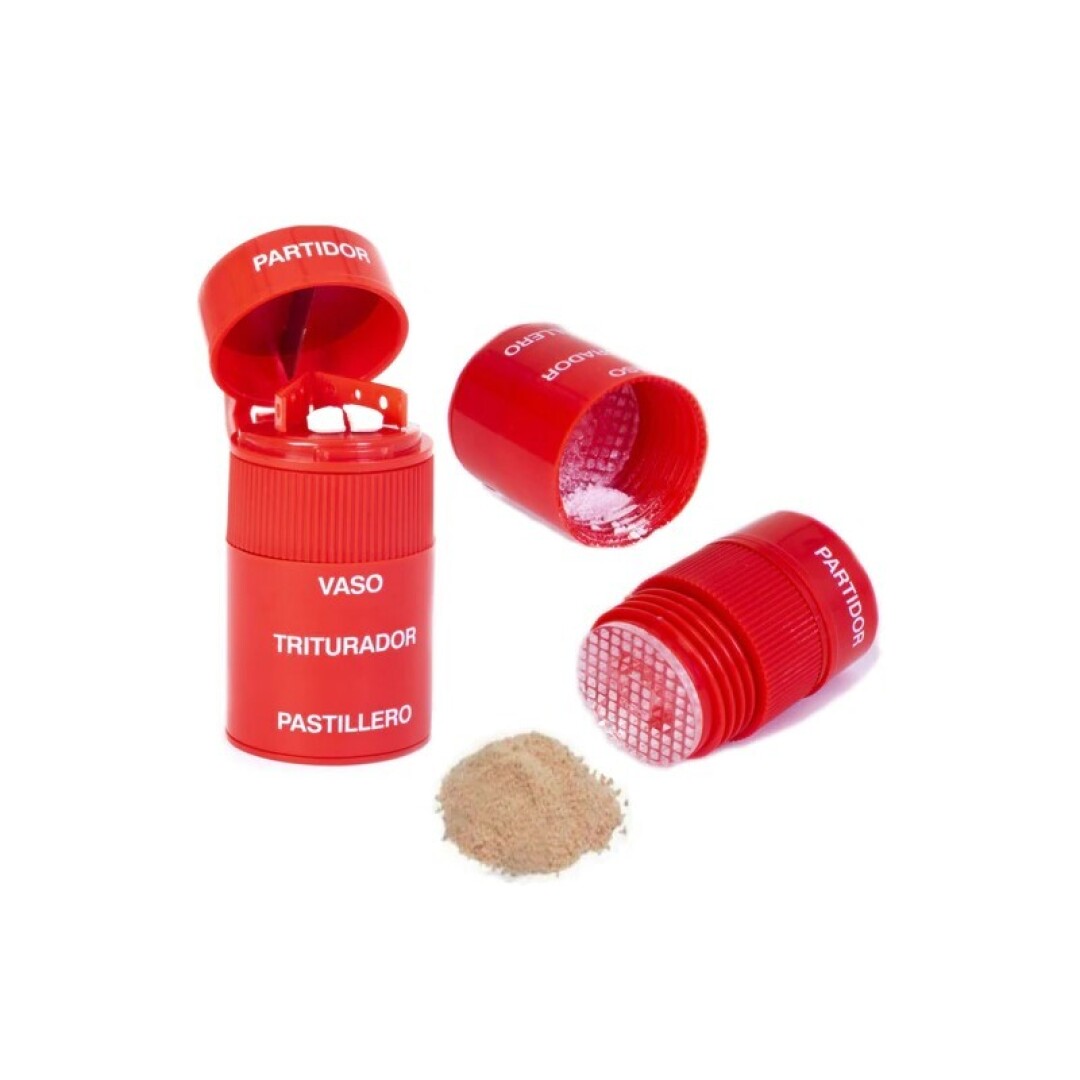 Triturador de pastillas.